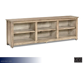 Merit Design Studio Media Console Almond Entertainment Stand (80")