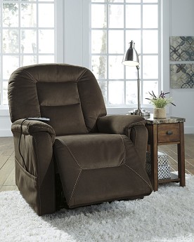 Ashley Samir Coffee Power Lift Recliner  