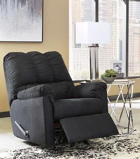 Ashley Darcy Black Rocker Recliner  