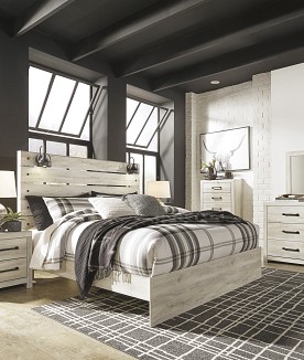 Ashley Cambeck Queen Panel Bed Set White 