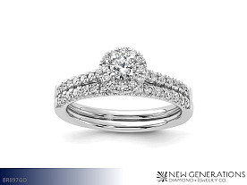 New Generations 10K .58cttw Diamond Bridal Set (Available in White or Yellow Gold) Jewelry