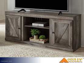 Ashley Wynnlow Gray Entertainment Stand (Large)