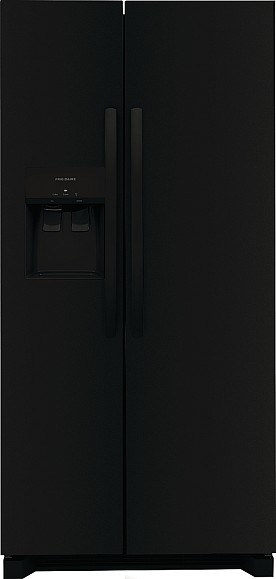 Frigidaire 23cuft Black Side by Side Fridge 
