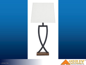Ashley Makara Black-Brown Lamp (Pair)