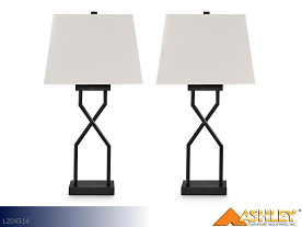 Ashley Brookthrone Black Lamp (Pair)