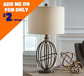 Ashley Manasa - Bronze Finish Metal Table Lamp (1/CN)  