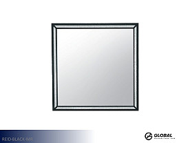 Global Reid Black Bedroom Mirror