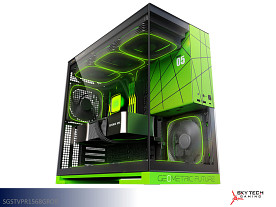 Skytech Gaming Viper Gaming Desktop Computer - Viper Green (AMD Ryzen™ 7 5700 (8-Core) Processor | 32GB DDR4 | 2TB SSD)