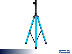 Gemini Lighted Speaker Stand  - 1-3/8" (35mm) Tubing (Black)
