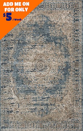 Ashley South - Blue/Tan Medium Rug  
