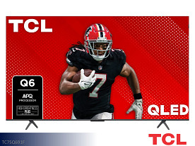 TCL 4K UHD HDR QLED Smart Fire Television - 75" Screen (Black)