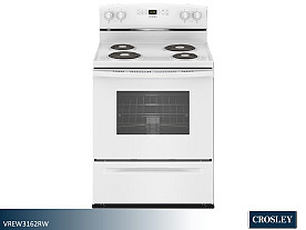 Crosley Conservator Electric Range - 30" (White)