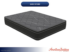 American Bedding Anisha Mattress - 12" Profile | Twin (Double Sided Euro Top | 460 Coil (QN) | Plush Foams)