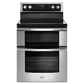 Whirlpool 6.7 Cu. Ft. Stainless Steel Double Oven Electric Range  (Stainless Steel)